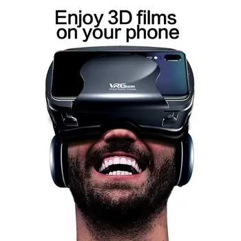 VRG Pro 3D VR Virtualios Realybės Akiniai viso Ekrano Vaizdo Plataus Kampo VR Akiniai nuo 5 Iki 7 Colių Smartfon, Prietaisai
