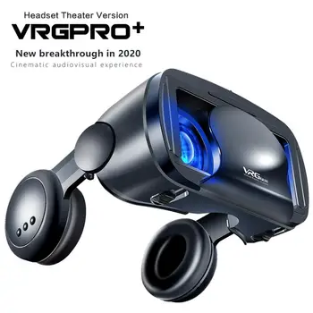 VRG Pro 3D VR Virtualios Realybės Akiniai viso Ekrano Vaizdo Plataus Kampo VR Akiniai nuo 5 Iki 7 Colių Smartfon, Prietaisai