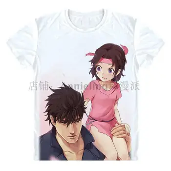 Moe Anime Pirmoji Šiaurės Star T-Shirts Multi-stiliaus trumpomis Rankovėmis Marškinėliai Hokuto Shinken Hokuto no Ken Raoh Toki Cosplay Marškinėliai