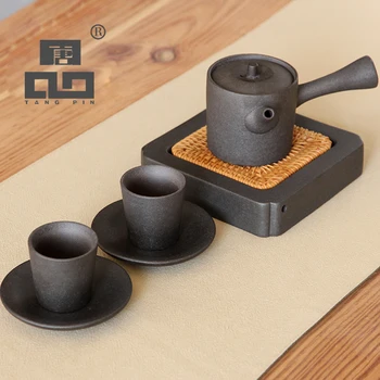TANGPIN japonų rankų darbo keramikos arbatinukas virdulys arbatos puodelio porceliano japonų arbatos rinkinys drinkware