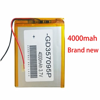 357090 3.7 V 4000mAh Li-Polimero Li-ion Baterija Digma CITI Vaikai CS7216MG