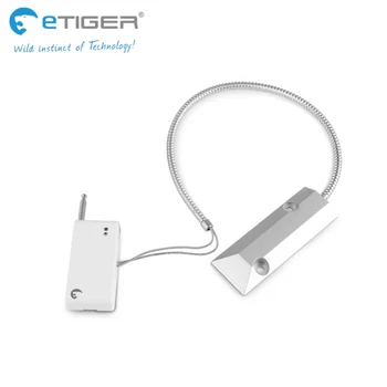 ETIGER ES-D4F tolimojo Belaidžio Metalo Valcavimo Durys, langų Magnetinis Contactis suderinama su visų eTIGER Secual sistema