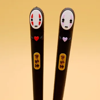 36pcs/pak kūrybos Japonų animacinių filmų Lieknas Žmogus Defensor grimace gelio rašiklis, mokyklinės prekės, biuro unisex pen pasirašyti pen roller pen