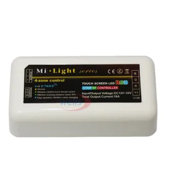 Miboxer 2.4 G, 4-Zona Belaidžio RD ryšio Belaidžio vieno/RGB/RGBW LED Valdiklis Dimeris Už 5050 3528 RGBW Led Juostelės Šviesos lemputės la