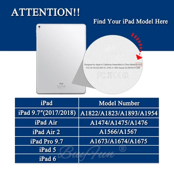Apsauginis Stiklas ant iPad 9.7 Pro Naujas 2017 2018 Oro 2 Air2 5 6 5 6 Grūdintas Stiklas Tablet Screen Protector apsauginės Plėvelės