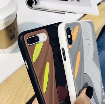 Prabanga 3D Batai Modelio telefono dėklas skirtas iPhone 11 Pro Max XS XR Max Silikono Minkštas Tendencija prekės sneaker telefono Cove 