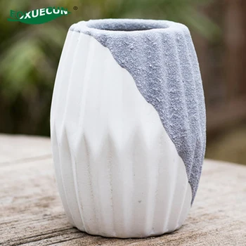 Šiaurės Stiliaus Mažų Augalų Vazonuose Baltas Vazonas Mini Keramikos Sultingi Sodinamoji Geometrinis Bonsai Vazonas Sodo Vazonai, Vazonai