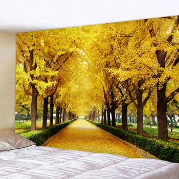 Natūralus Medis, Gobelenas 3D Skaitmeninis Spausdinimas Sienos Montuojamas Gobelenas Namų Dekoro Didelis Antklodės Įvairių Dydžių