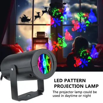 12 Modelius Kalėdų Projektoriaus Šviesos Lauko Vandeniui LED Snaigė Projekcija Lempos Atostogų Šalis, KTV Juostos Apdailos