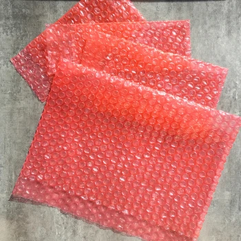 18*25 cm+3 50Pcs Raudona & Anti static Burbulas PE Save Sandarinimo Burbulas Vokai Wrap & Maišelis Maišas, Pripučiami Burbulo Plėvelės, Putplasčio Pakuotės