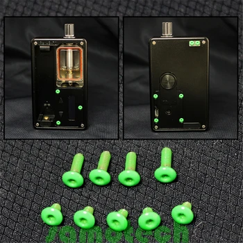 SXK stiliaus 9pcs spalvinga varžtai Erzina V4 laukelyje mod BB lauke 6 spalvų nerūdijančio plieno elektroninių cigarečių vape aksesuarų dėžutė