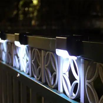 LED Sieniniai Šviestuvai Vandeniui Laiptų Apšvietimas Saulės energija Varomas Kiemo, Gatvės Žibintų