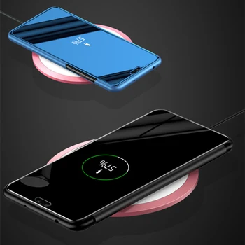 Veidrodis, Flip Smart Aiškiai Matyti, Odos Apsauginis Telefono Dangtelis Huawei Honor 8x 9x 9 10 20 10i 20i Lite Pro Apversti Coque Atveju