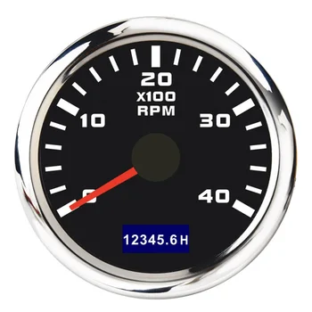 Hourmeter Tachometras 3000-8000 RPM Motorcar Counter Variklio Tacho Matuoklis Matuoklis, Automobilio Valtis Jachta RV 9-30 V Jutiklis Valandų Skaitiklis