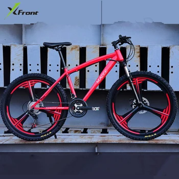 Naujas X-Priekiniai prekės 21/24/27 greičio 26*17 colių anglies plieno kalnų dviračių lauko sporto kalnų bicicleta MTB dviračio diskiniai stabdžiai