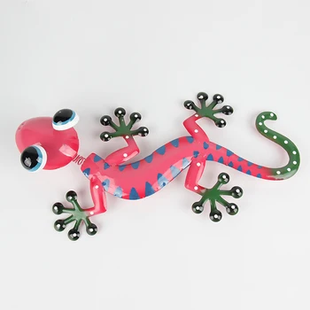 Liffy Dovana Metalo Gecko Sienos Meno kūrinius, Namų ir Sodo Dekoro Ornamentą Lauko Miniatiūrinių Sodo Skulptūros, skirtos Kieme Apdaila
