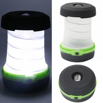 Nešiojamų Kempingas Žibintų Daugiafunkcį Ištraukiama LED Flashilight Mini Palapinė Avarinės Šviesos Lempos Kišeninis Žibintuvėlis lauko