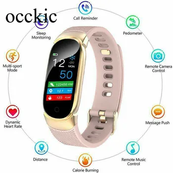 Occkic Universalus Magnetinis Užkoduotas Identifikavimo Smart Apyrankės Fitness Tracker Širdies ritmo Monitorius Vandeniui, skirtų 