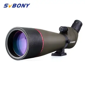 Svbony Spotting scope Priartinimas 20-60x80mm Refraktoriumi Teleskopas 45 Laipsnių Didelis Laukas, MC Objektyvas Didelės raiškos Galingas F9314AB