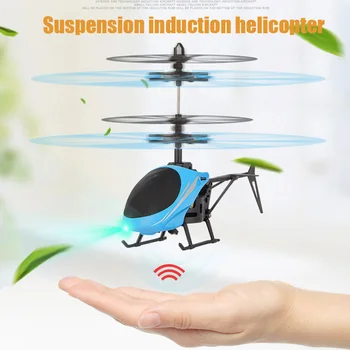 Mini Drone RC Sraigtasparnis Infraed Pakabos Indukcijos Elektroninių Modelis Juokinga Orlaivių Quadcopter Mažas drohne Žaislai vaikams