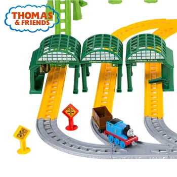 Originalus Thomas Elektrinio Traukinio Žaislų Plastiko Geležinkelio Statybos Sekti Automobilio Žaislas Vaikams Kolekcija Traukinio Thomas ir Draugai DNR41