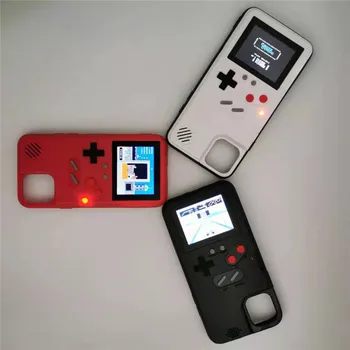3D Vaizdo Retro Gameboy Telefono dėklas Skirtas iPhone Pro 11 12 Pro Max Padengti Coque 