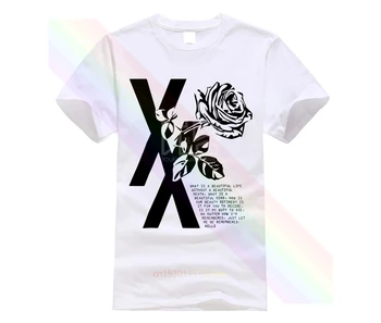 Prekės vyrų marškinėliai MGK T XX Marškinėliai Gėlių Black Rose Vyrams, Moterims, Vaikams