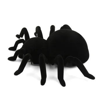 Radijo Kontroliuoti RC Gyvūnų Voras Modeliavimas Furry Tarantula Elektroninių voras, Žaislų, Vaikai, Vaikams, Dovanų Helovyno Šventė vaikams, žaislai