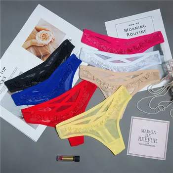 Gražių Moterų Apatinius, Dirželius & G Stygos Sexy Kelnaitės Paauglės, apatinės Kelnės Bikini seksualus kostiumai skaidrus thong XXS-L 5011