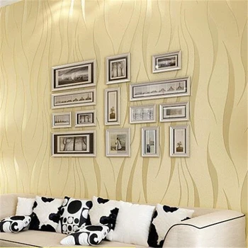 Beibehang šiuolaikinės paprasta freskos sienos popieriaus ritinį 3D Flocking reljefiniai tapetai kambarį fone dekoro papel de parede 3d