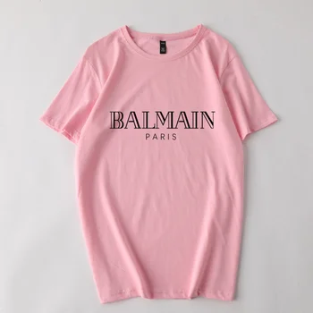 Vasaros Marškinėlius Medvilnės Harajuku Viršuje 2021 HD Laišką Modelio O-Kaklo Kawaii Trumpas Rankovės moteriški 