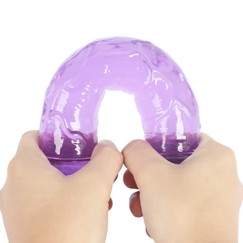 Super Minkštas Pienelis Tikroviškas Dildo Erotiniai Kristalų 3 Spalvų Modeliavimo Vyrų Penis Penis Moterų Masturbator Suaugusiųjų Sekso Žaislas Moterims