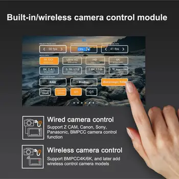 Portkeys LH5H Fotoaparato Ekranas 4K UI-Touch Ekranas Ekranas 5.2 colių ALG 3D LUT Jutiklinis Nuotolinio Kameros valdymo