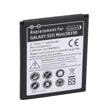 EB425161LU 3 Smeigtukai / EB-L1M7FLU 4 Smeigtukai S3mini Baterijos Samsung Galaxy S3 mini i8160 Ace 2 i8190 Baterija S3mini Ace2
