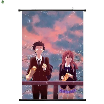 Japonų Anime Tylus Balsas Sacharos Miyoko & Ueno Naoka & nishimiya syouko Namų Dekoro Sienos Pažymėkite Plakatas Dekoratyvinis Nuotraukas