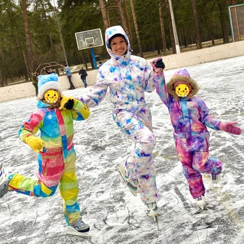 Žiemos Hoodie Moterims Sniego Kombinezonas Vandeniui Sportas Moteris Slidinėjimas Jumpsuits Lauko Šiltas Moterų Kombinezonus Drabužius Ponios Kostiumas