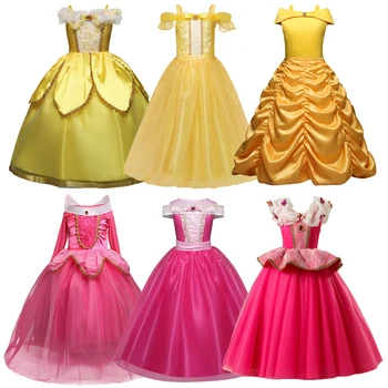 Naujas Helovinas Dress Merginos Kostiumas Išgalvotas Šalis Princesė Cosplay Kūdikių Suknelės Vaikų Kalėdų Gimtadienio Rinkinių Drabužių