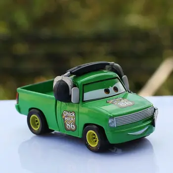 Pixar Cars 2 Nr. 86 Jauniklį Hicks Komandą transporto priemonės 1:55 Masto Diecast Metalo Lydinio Modelio Automobilių Mielas Žaislas, Vaikas Dovanos Žaibas McQueen