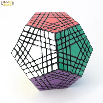 Shengshou Wumofang 7x7x7 Magic Cube Teraminx 7x7 Profesinės Dodecahedron Kubo Pasukti Puzzle Švietimo Žaislai