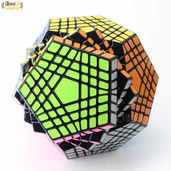Shengshou Wumofang 7x7x7 Magic Cube Teraminx 7x7 Profesinės Dodecahedron Kubo Pasukti Puzzle Švietimo Žaislai