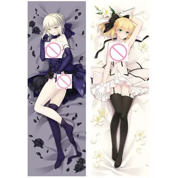 Anime Fate/Grand Užsakymą/Zero pagalvių užvalkalus Dakimakura atveju Sexy girls 3D dvipusis Patalynės Kūno Hugging užvalkalas Likimas 01A