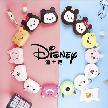 1 vnt Originali mielas Disney Minnie Mouse Užšaldyti Olaf Mikė Daisy Duck nešiojamų monetos rankinėje multi-purpose saugojimo krepšys su keychian
