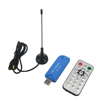 1pcs Mini Vaizdo Įranga Dongle TV DVB-T+DAB + FM RTL2832U + FC0012 Skaitmeninis USB 2.0 TV Stick Paramos SDR Imtuvas Imtuvas+Antena