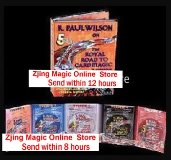 Royal Road Kortelės Magic Paul Wilson tūrio.1-5,Magija Gudrybės