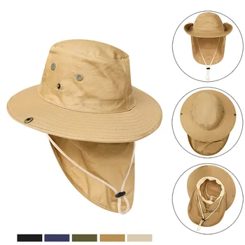 Naujas apsaugos nuo saulės žvejybos skrybėlę vasarą alpinizmo lauko vyrų saulės, skrybėlę, greitai džiūstantys pėsčiųjų laukinių kvėpuojantis saulės skrybėlę