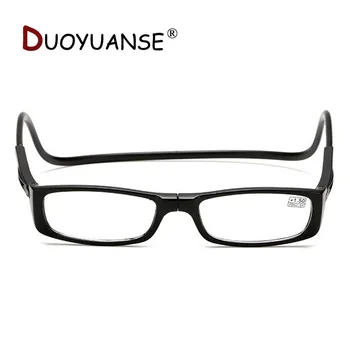 DUOYUANSE Mados akiniai skaitymui magnetas lankstymas patogus, lengvas toliaregystė akinius pagyvenusių vyrų/moterų anti-nuovargis