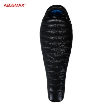 AEGISMAX 95% Baltųjų Žąsų Žemyn Mumija Kempingo miegmaišis Šaltą Žiemą Ultralight Pertvara Dizaino Kempingas Sujungimas FP800 G1-G5