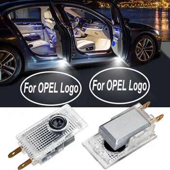 1-20 Poros Opel Logotipas Automobilio Duris LED Emblema Projektoriaus Šviesos Dvasia, Šešėlis Sveiki Insignia Mandagumo Žingsnis Lemputė 12V Automobilio Stiliaus