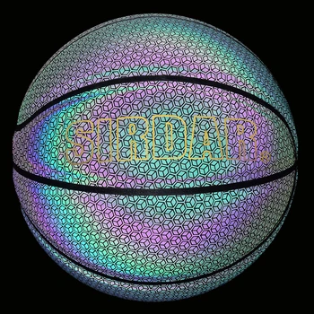 SIRDAR Krepšinio Atspindintis Krepšinio Logotipą Žėrintis Naujovė Dydis 7 Švyti Tamsoje Krepšinio Šviesos Krepšinis