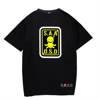 Juokingas Anime Nužudymo Klasėje marškinėliai trumpomis Rankovėmis Japonija Harajuku Streetshirt Atsitiktinis Vasaros T-Shirt Dydis XS-4XL